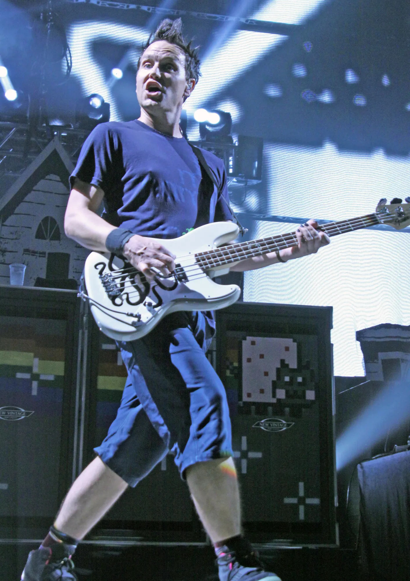 Mark Hoppus ungkap seandainya Blink 182 tengah siap mengerjakan materi buat musik baru © Splashnews