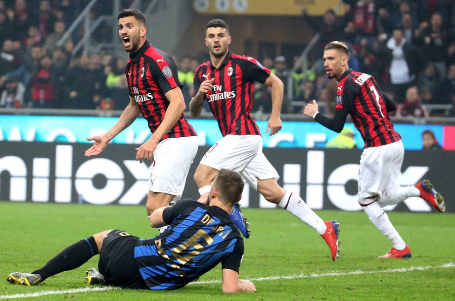 Derby della Madonnina Milik Inter Milan