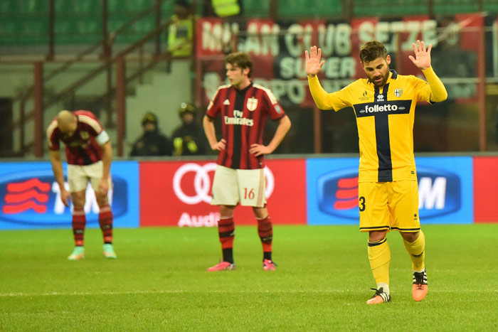 Milan Hempaskan Parma