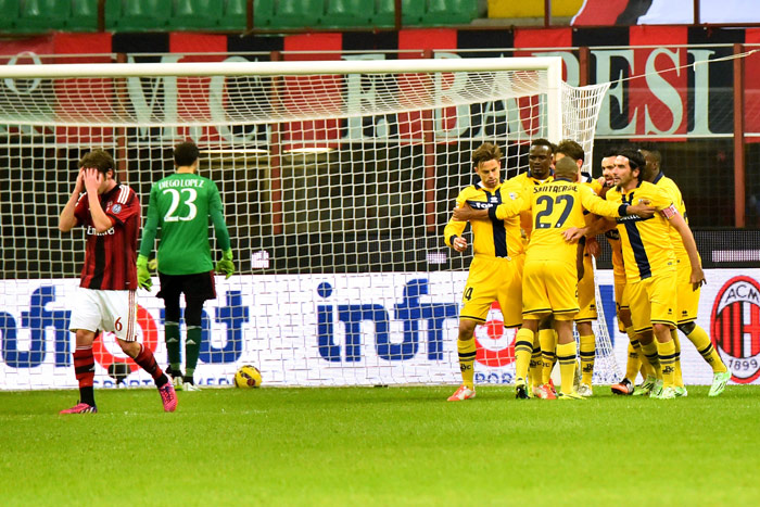 Milan Hempaskan Parma