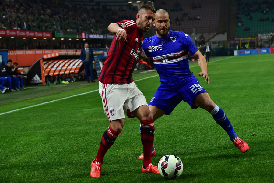 De Jong Gagalkan Kemenangan Sampdoria Atas Milan