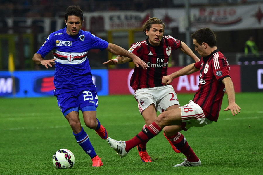 De Jong Gagalkan Kemenangan Sampdoria Atas Milan