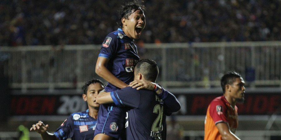 Pesta Arema FC di Pakansari
