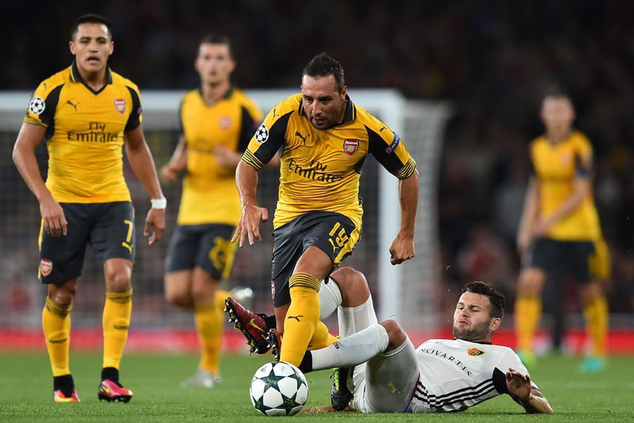 Walcott On Fire, Arsenal Libas basel