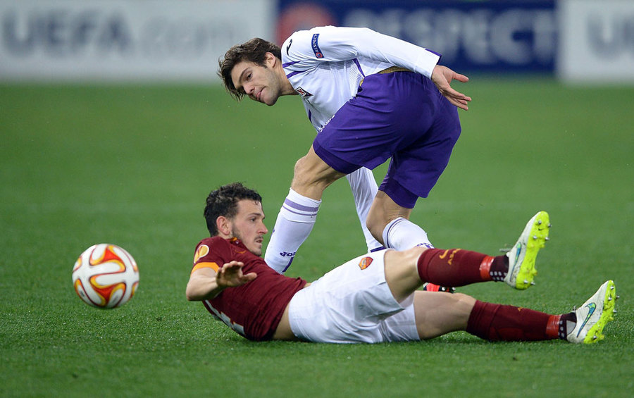 Fiorentina Bantai Roma di Olimpico