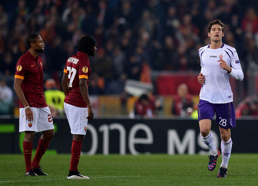 Fiorentina Bantai Roma di Olimpico