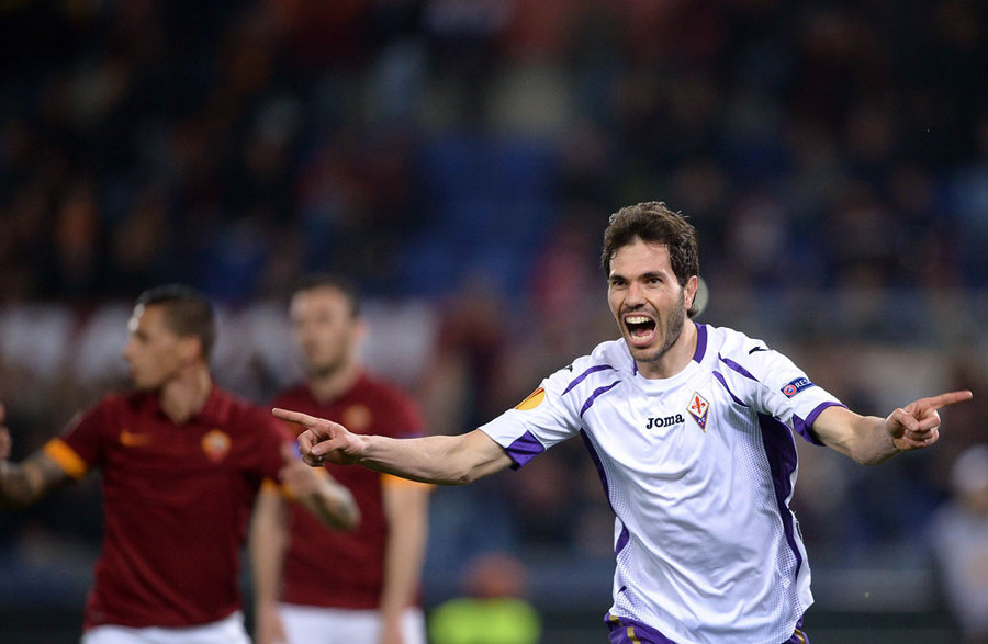 Fiorentina Bantai Roma di Olimpico