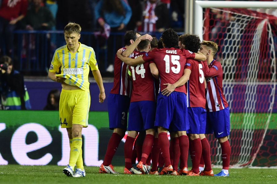 Atletico Madrid Hujani Astana 4 Gol