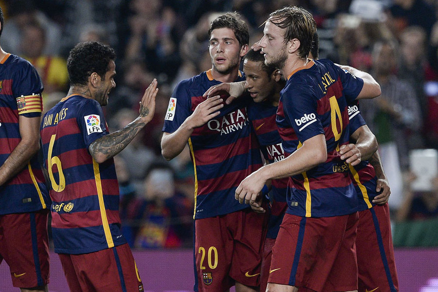 Empat Gol Neymar Gilas Rayo Vallecano