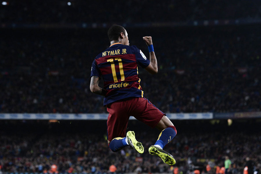 Empat Gol Neymar Gilas Rayo Vallecano