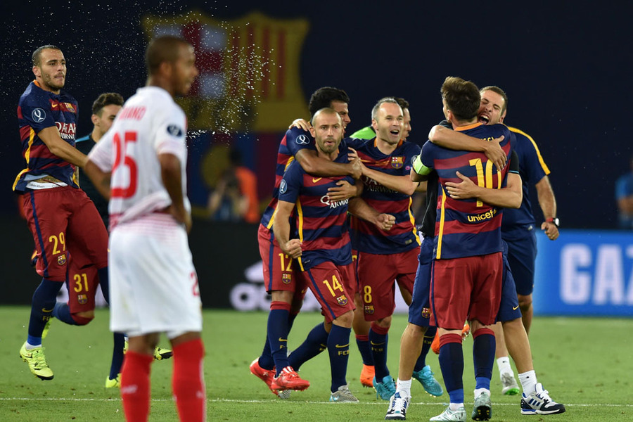 Barcelona Sukses Juarai Piala Super Eropa