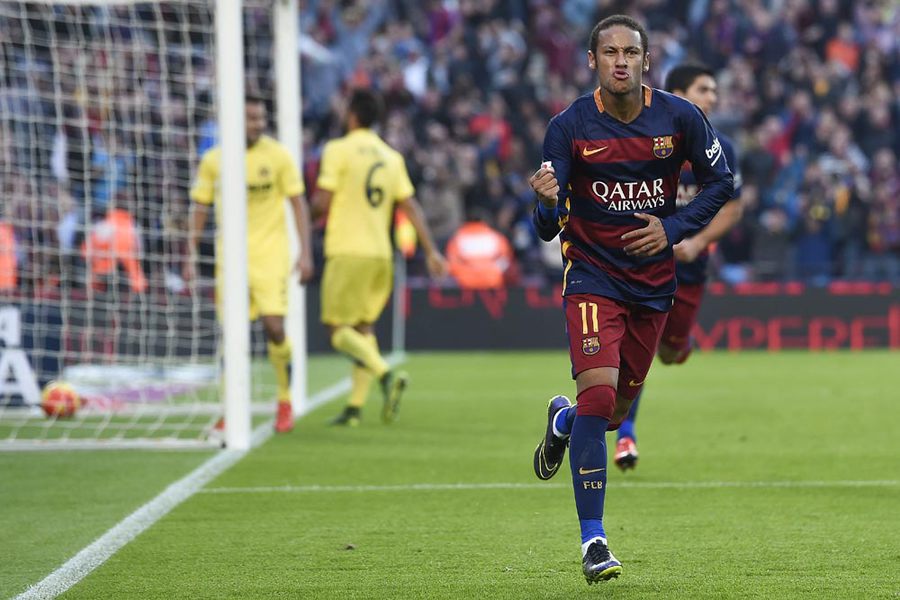 Barcelona Lindas Villarreal di Camp Nou.