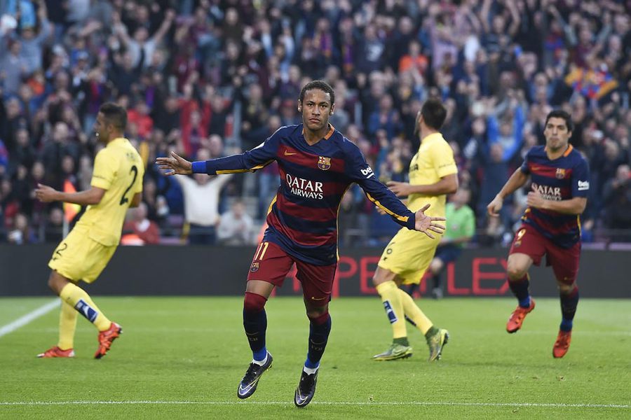 Barcelona Lindas Villarreal di Camp Nou.