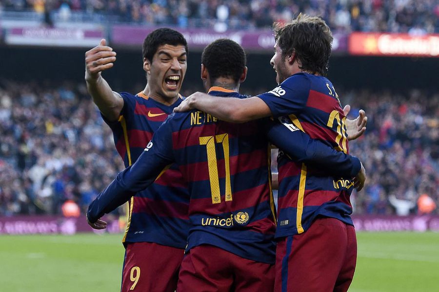 Barcelona Lindas Villarreal di Camp Nou.