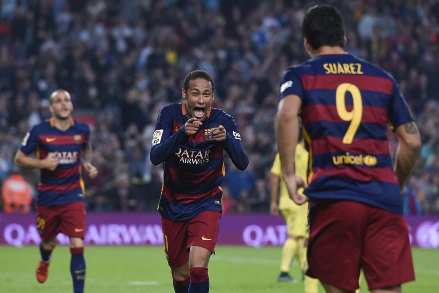 Barcelona Lindas Villarreal di Camp Nou.