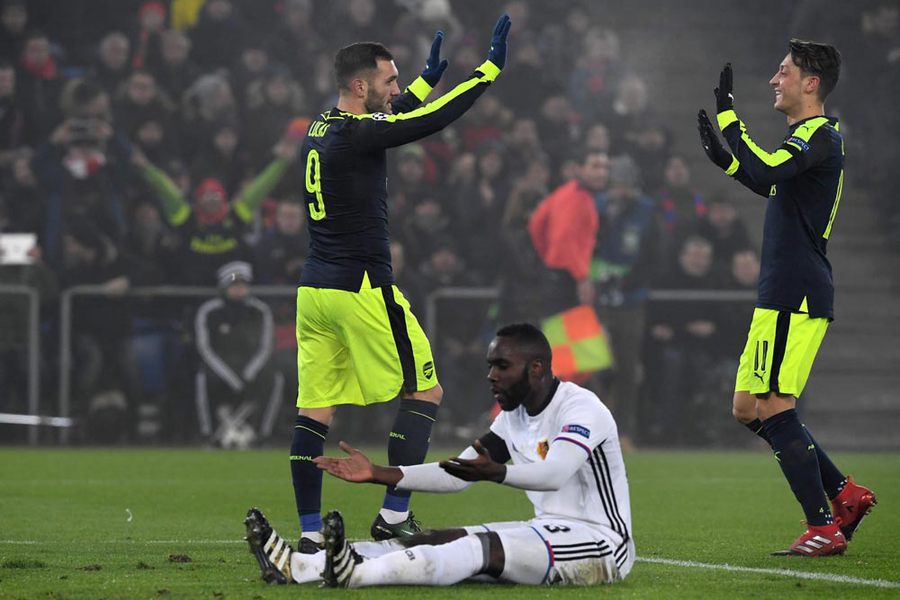 Lindas Basel, Arsenal Jadi Juara Grup A Liga Champions