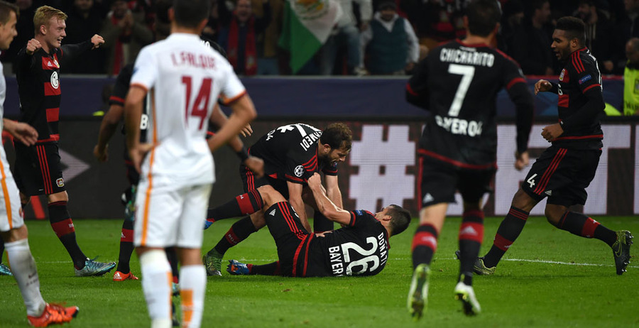 Thriller Delapan Gol di BayArena
