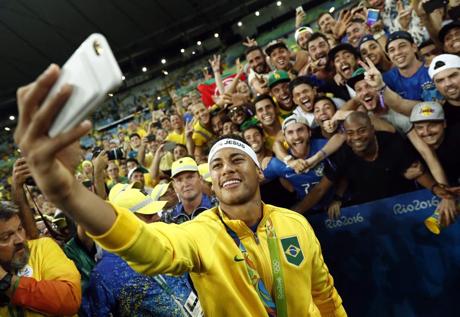 Neymar Antar Brasil Raih Emas Olimpiade