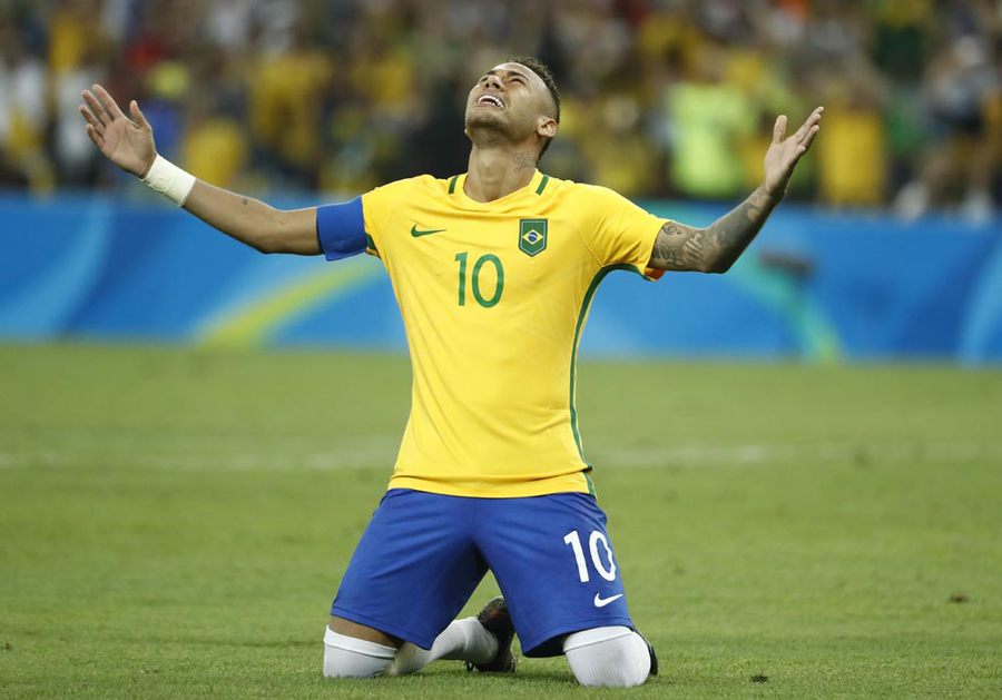 Neymar Antar Brasil Raih Emas Olimpiade