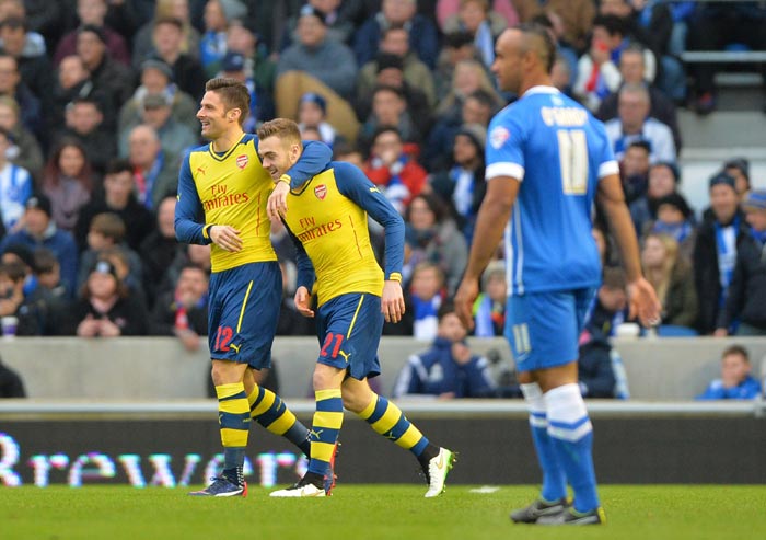Arsenal Susah Payah Tundukkan Brighton