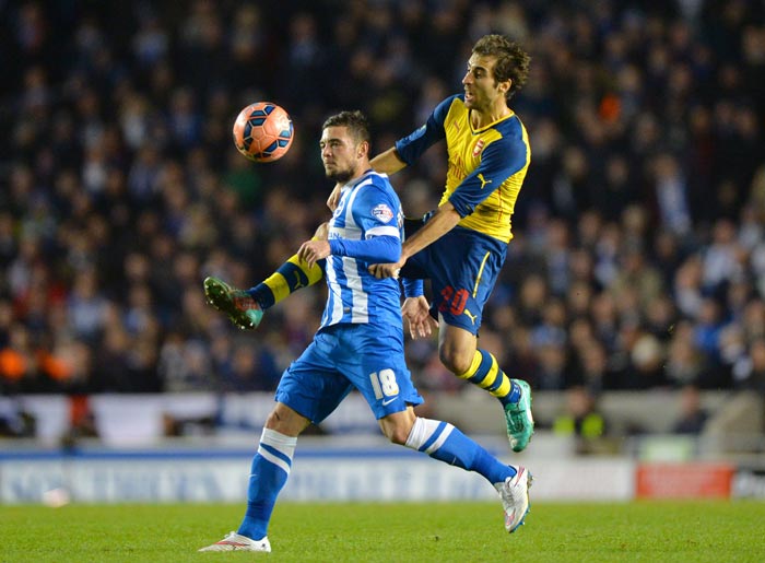 Arsenal Susah Payah Tundukkan Brighton