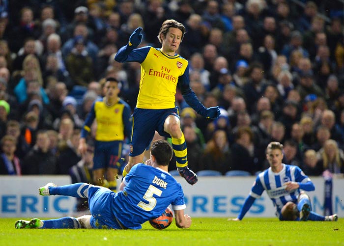 Arsenal Susah Payah Tundukkan Brighton