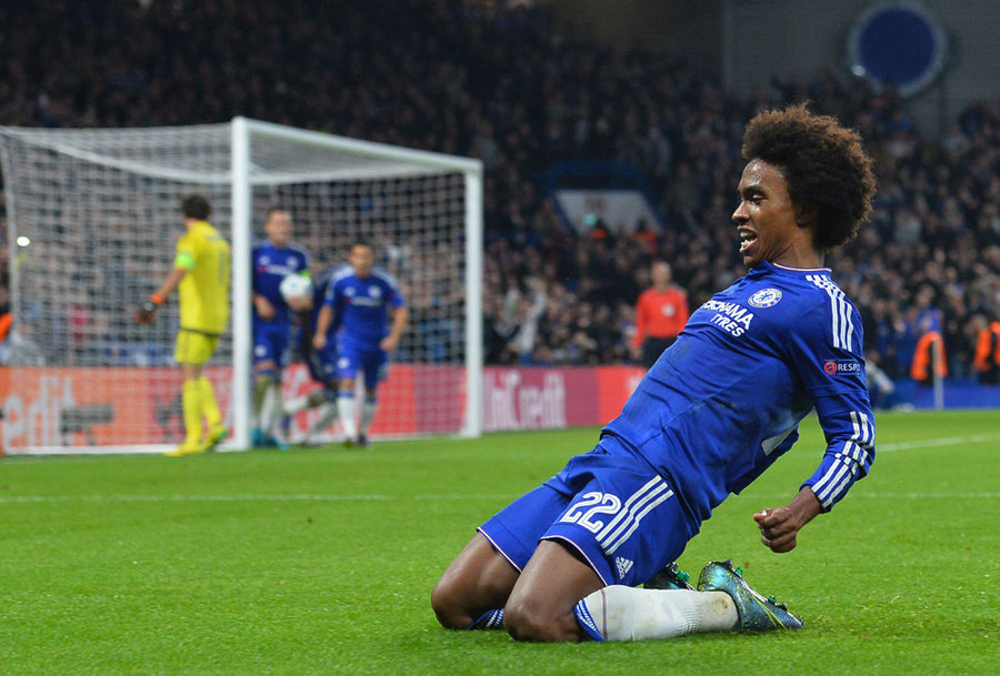 Free Kick Willian Beri Tiga Angka Bagi Mourinho