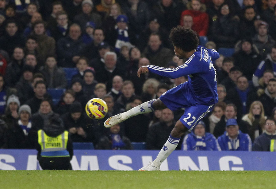 Gol Tunggal Willian Tumbangkan Everton