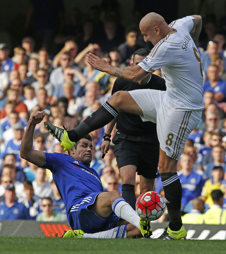 Swansea Tahan Tuan Rumah Chelsea