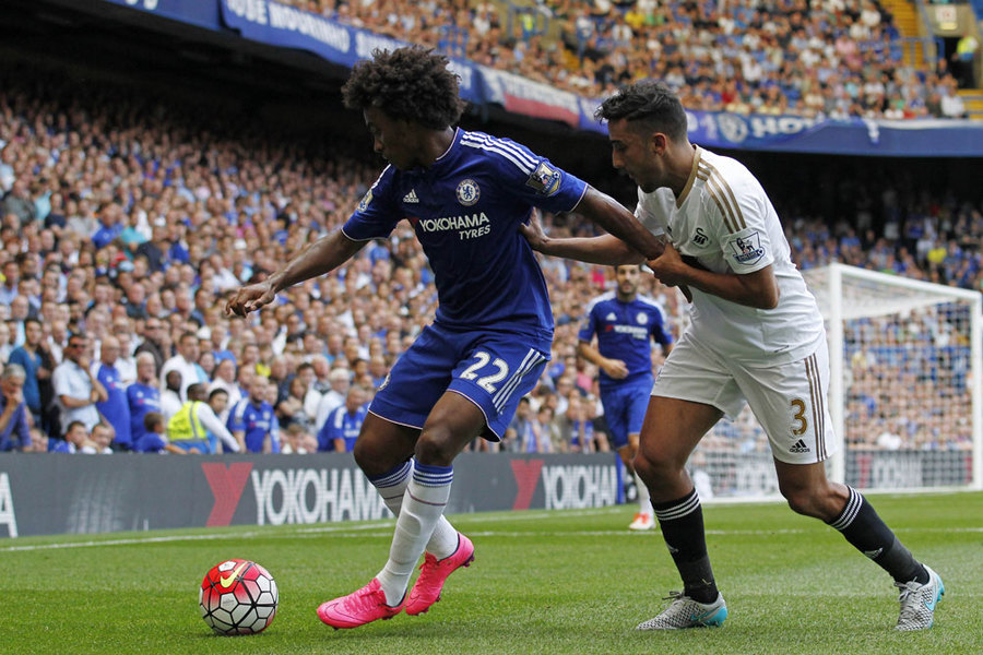 Swansea Tahan Tuan Rumah Chelsea
