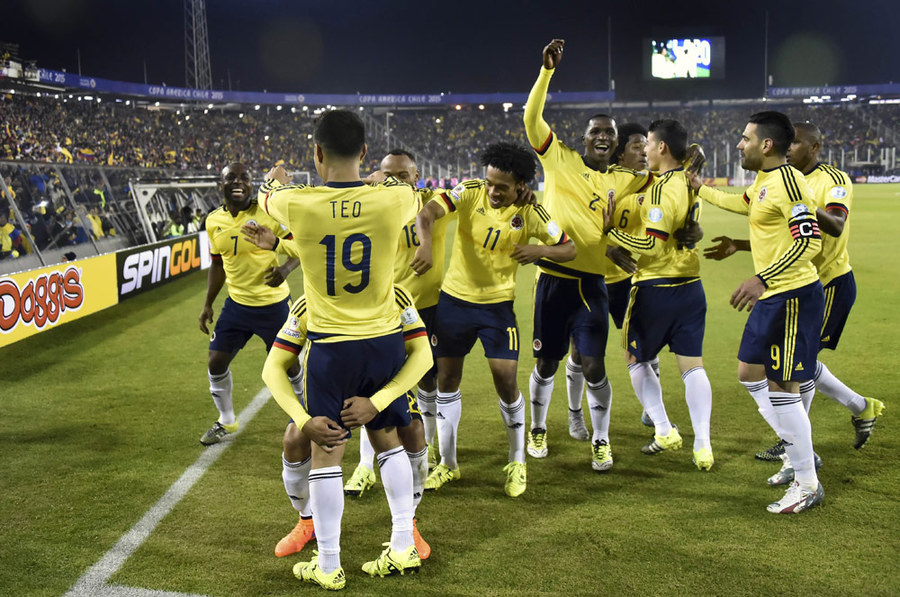 Kolombia Raih Kemenangan Perdana