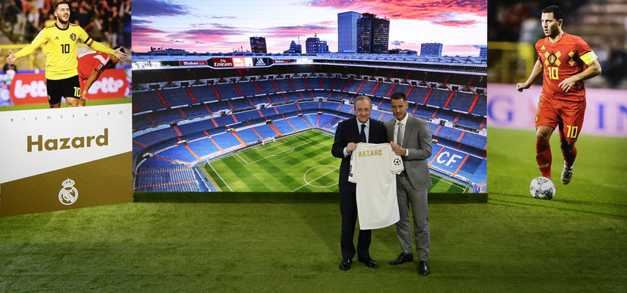 Real Madrid Perkenalkan Eden Hazard