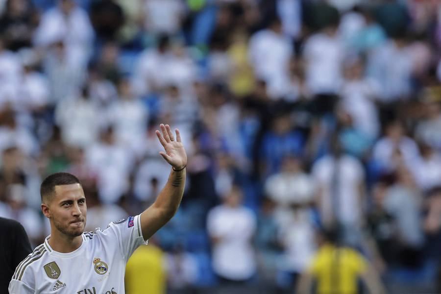 Real Madrid Perkenalkan Eden Hazard
