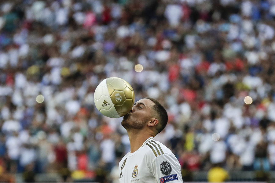 Real Madrid Perkenalkan Eden Hazard