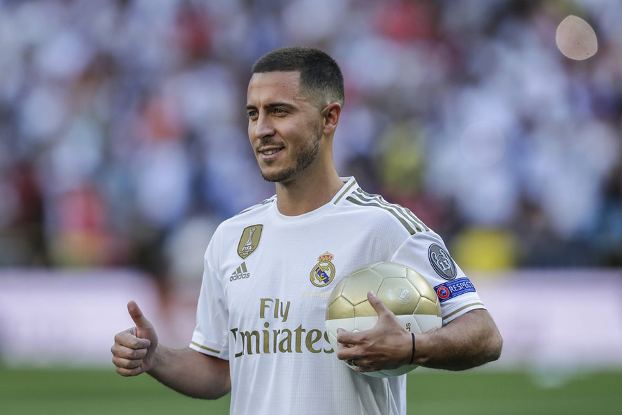 Real Madrid Perkenalkan Eden Hazard