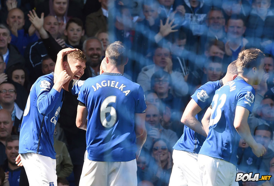 Tanpa ampun Everton beri pelajaran pada MU.
