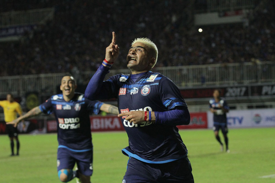 Ekspresi Juara Arema FC