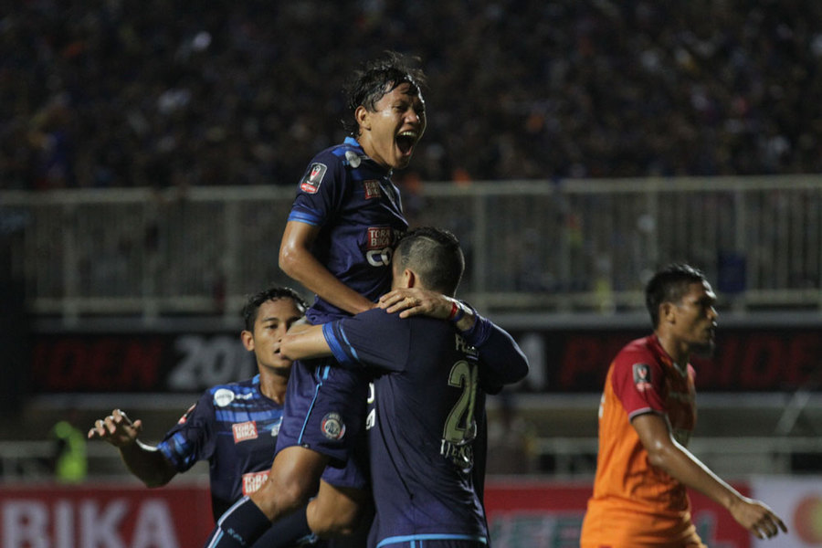 Ekspresi Juara Arema FC