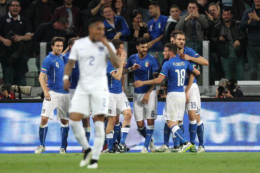 Italia dan Inggris Bermain Imbang