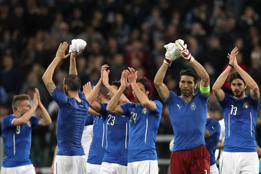 Italia dan Inggris Bermain Imbang