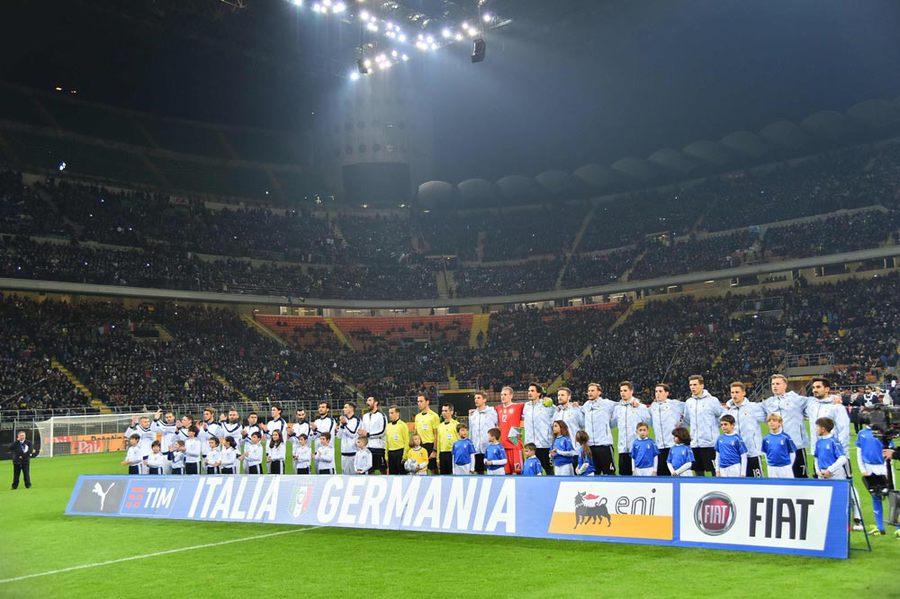 Italia dan Jerman Tanpa Gol di San Siro
