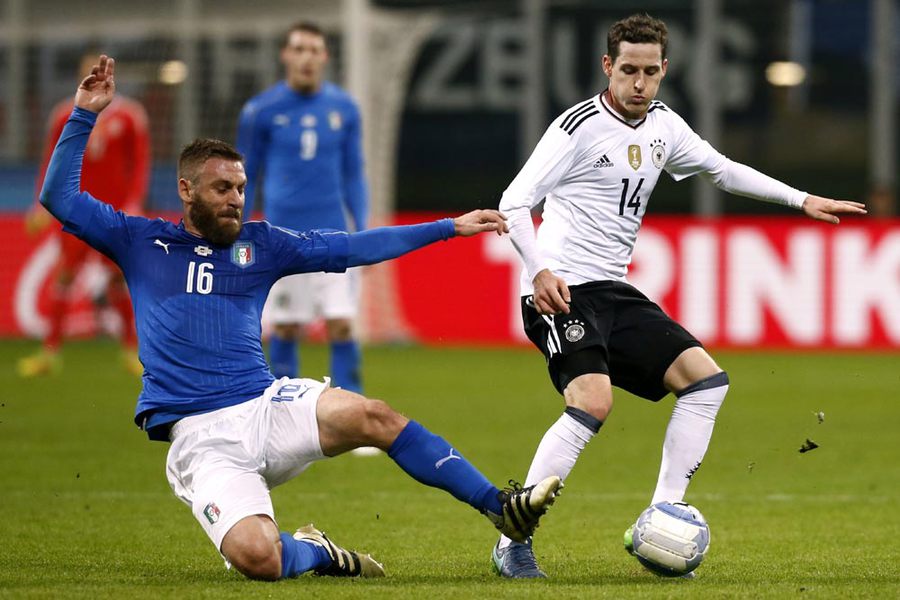 Italia dan Jerman Tanpa Gol di San Siro