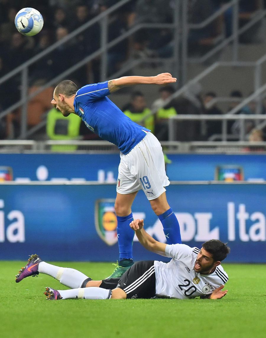 Italia dan Jerman Tanpa Gol di San Siro