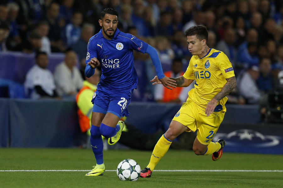 Islam Slimani Menangkan Leicester Atas Porto