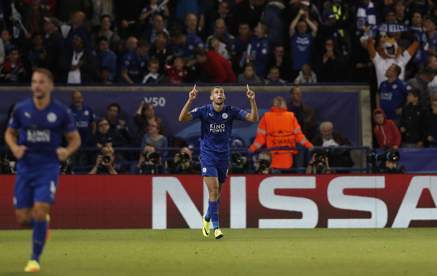 Islam Slimani Menangkan Leicester Atas Porto