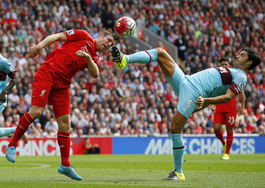 West Ham Kubur Liverpool di Anfield