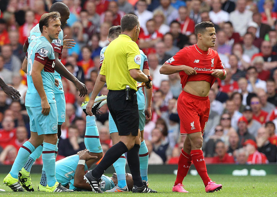 West Ham Kubur Liverpool di Anfield