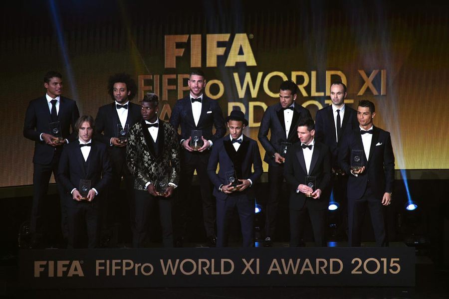 Galeri Jepretan Terbaik Gala Ballon d'Or 2015