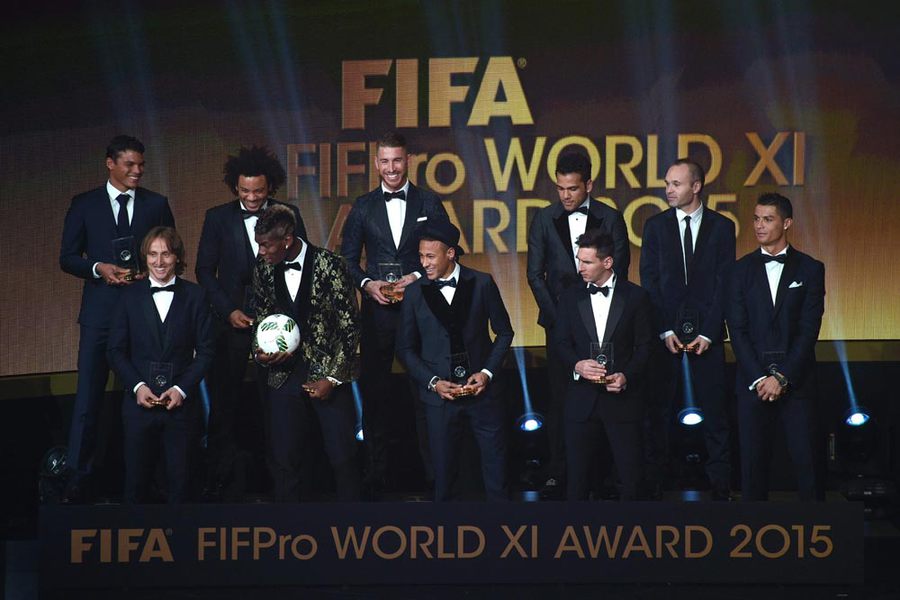 Galeri Jepretan Terbaik Gala Ballon d'Or 2015