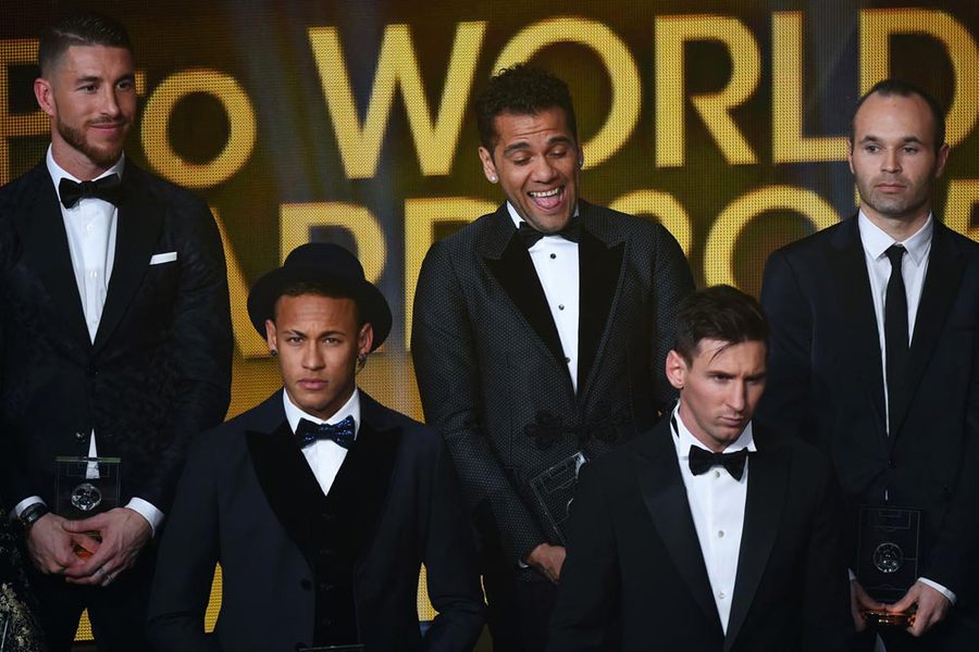 Galeri Jepretan Terbaik Gala Ballon d'Or 2015